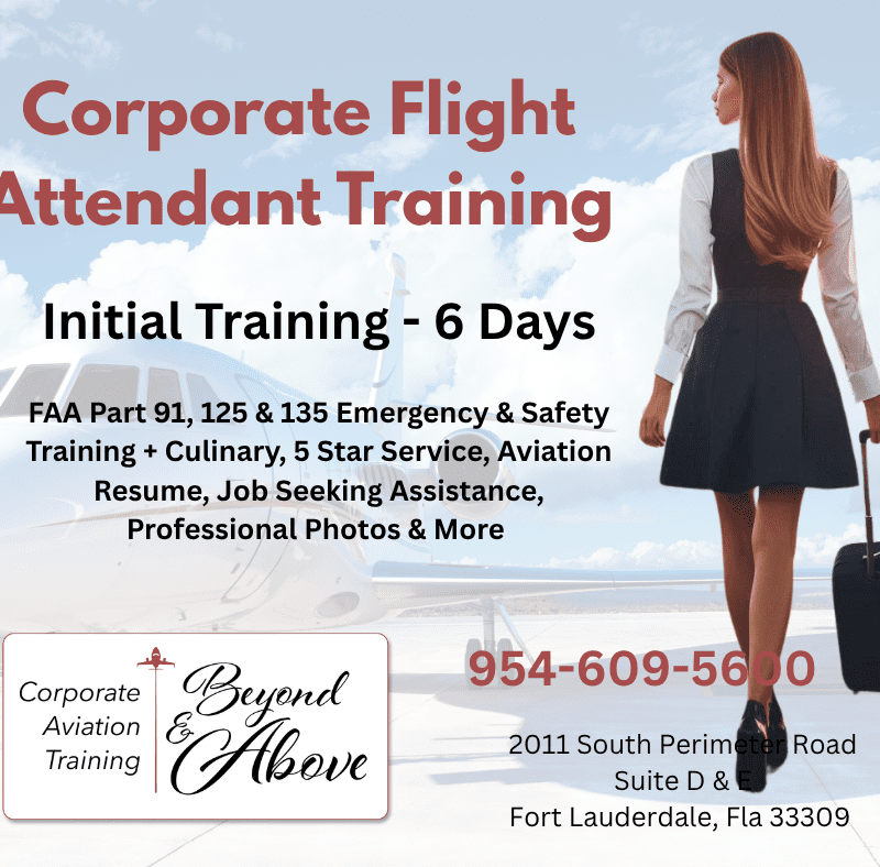 Corporate Flight Attendant-Initial Training