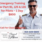 part 91, 125, & 135 emergency training for pilots